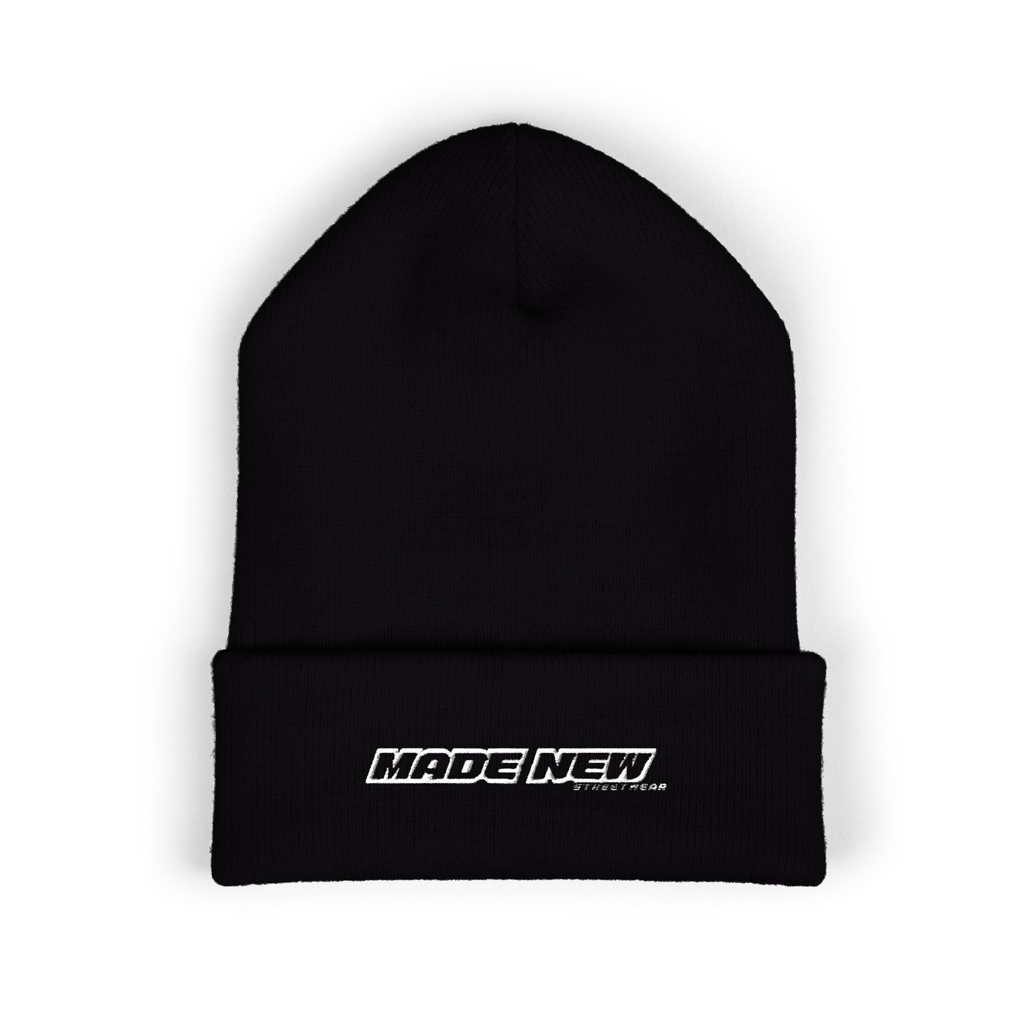 Classic Cuffed "Made New" Logo Beanie(Embroidery)