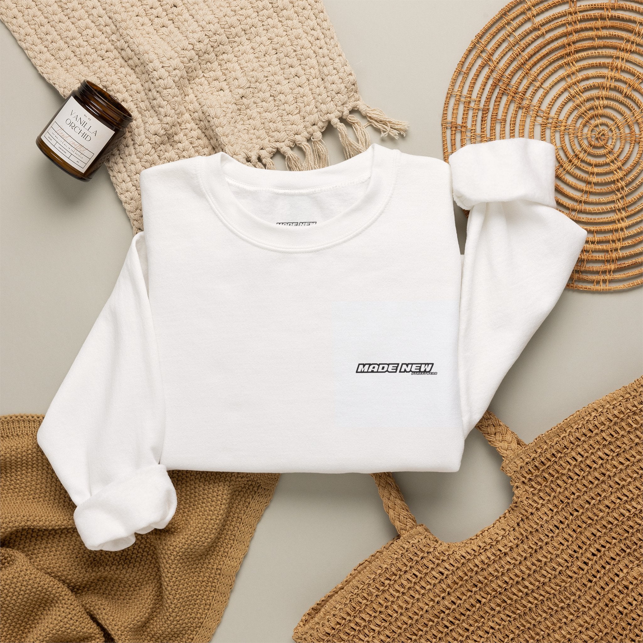 Unisex "Living to Die" Crewneck Sweatshirt