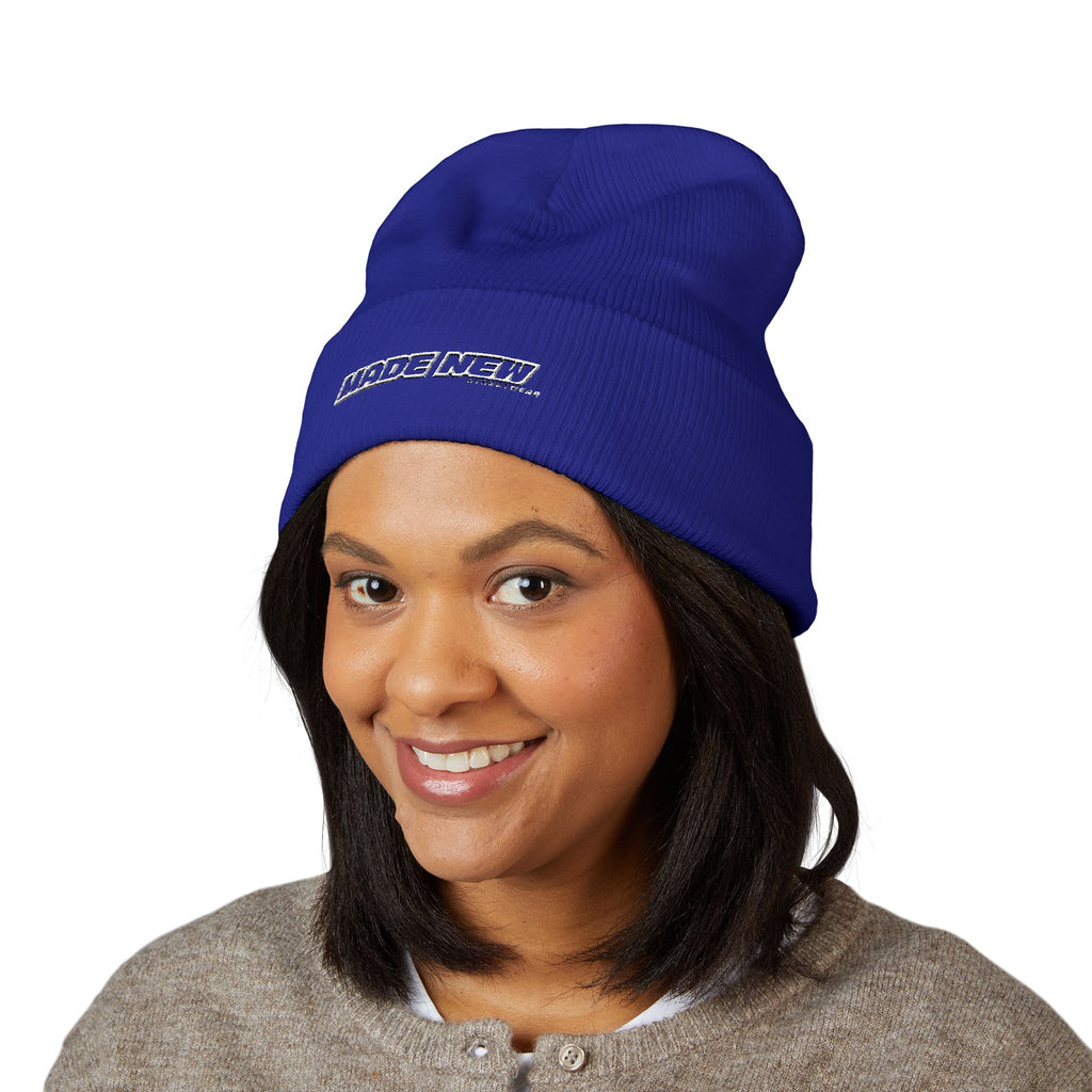 Classic Cuffed "Made New" Logo Beanie(Embroidery)