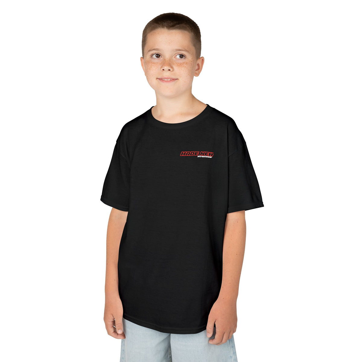 Kids T-Shirt — 'Fearless Soul' Skeleton Floral Graphic Tee