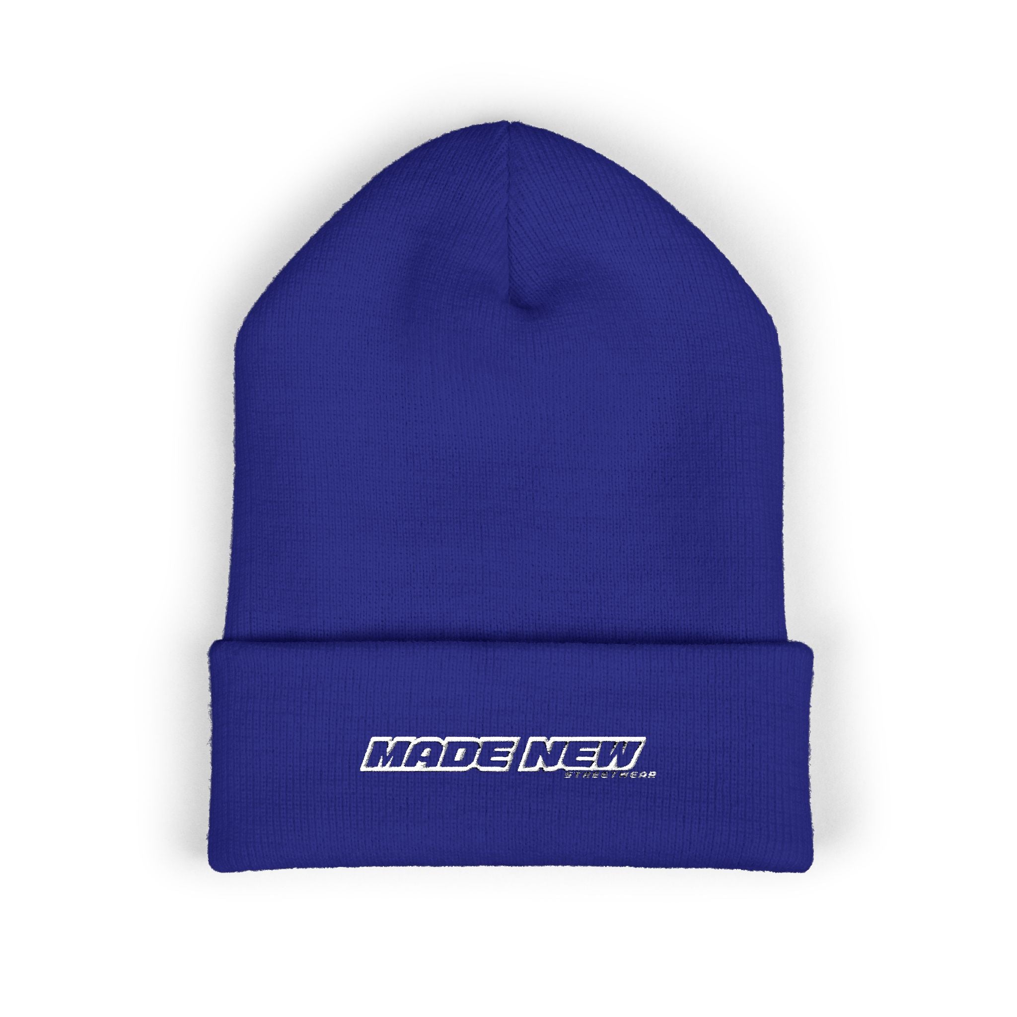 Classic Cuffed "Made New" Logo Beanie(Embroidery)