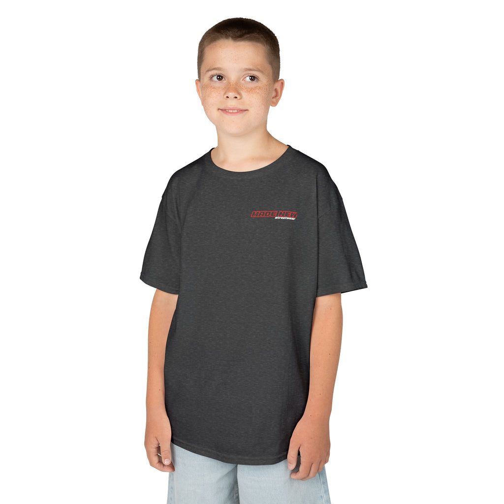 Kids T-Shirt — 'Fearless Soul' Skeleton Floral Graphic Tee