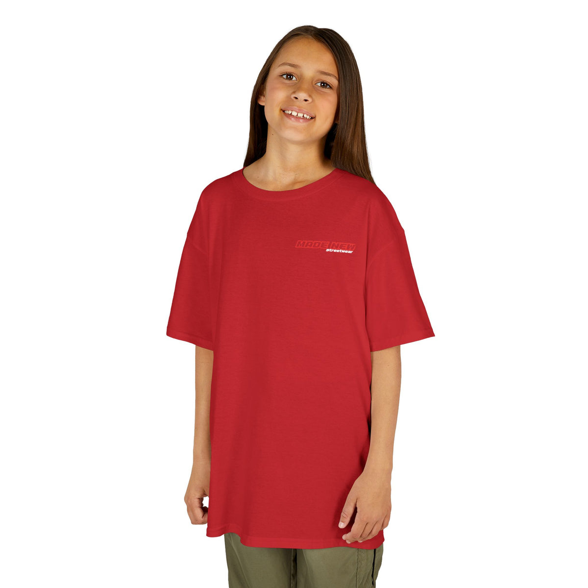 Kids T-Shirt — 'Fearless Soul' Skeleton Floral Graphic Tee
