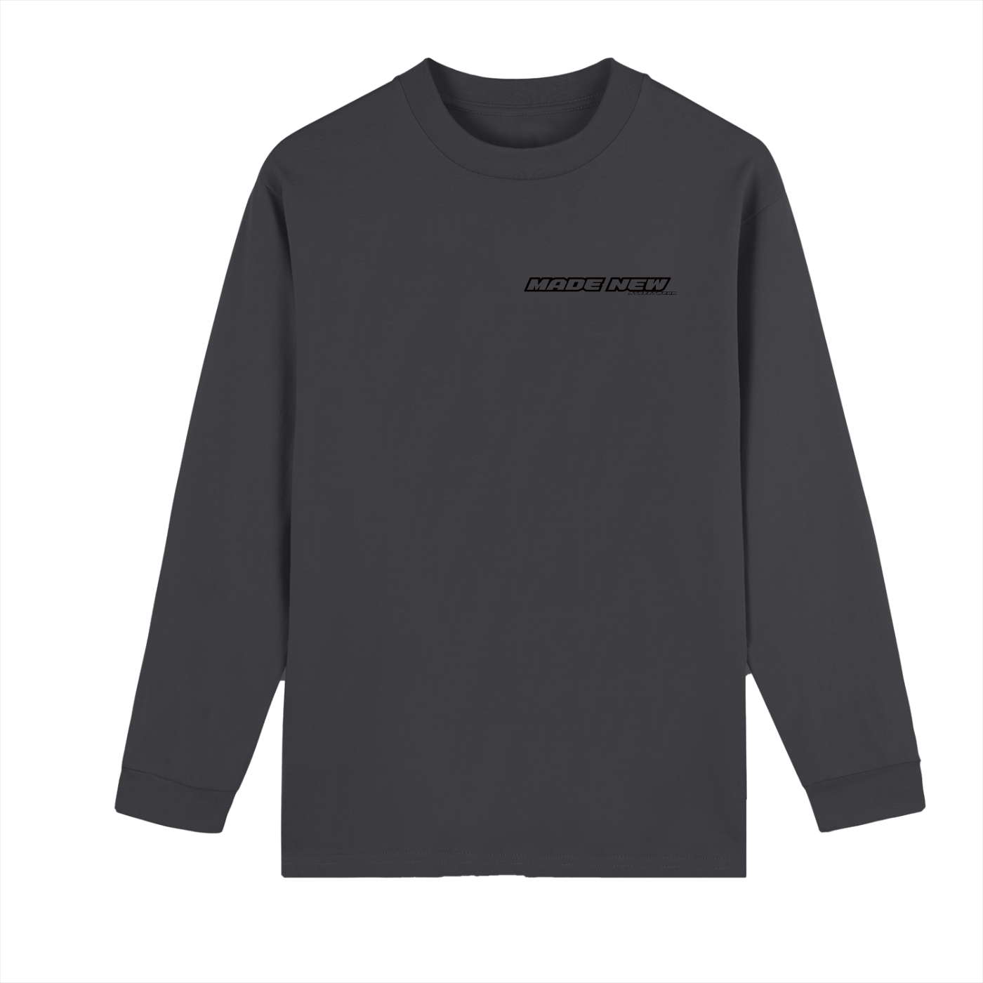 Crew Neck "Silent Salvation"Long Sleeve Shirt