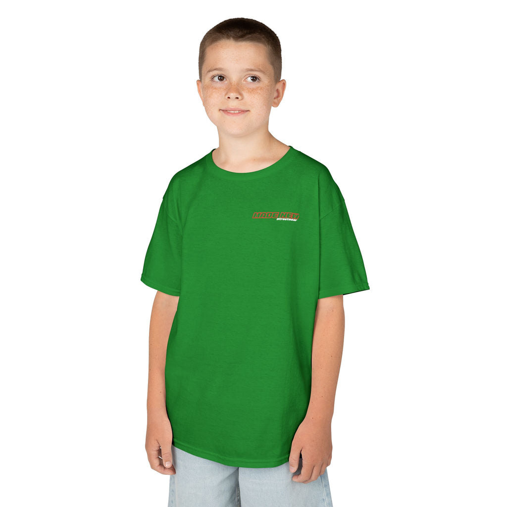 Kids T-Shirt — 'Fearless Soul' Skeleton Floral Graphic Tee