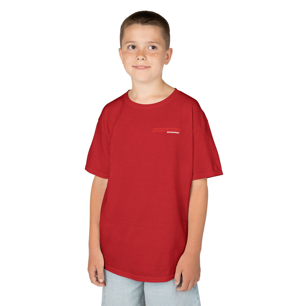 Kids T-Shirt — 'Fearless Soul' Skeleton Floral Graphic Tee